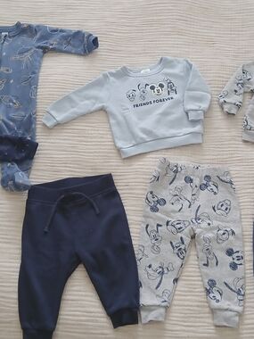 Baby Boy 6-9 Month Pekkle / Mickey Mouse Bundle